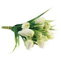 Floristik24 Fritillaria bílá šachovnicová květina umělé květiny 38cm 6ks