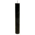 Floristik24 Svíčky tyčové barvené černé svíčky 34×240mm 4ks