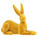 Floristik24 Dekorace velikonočního zajíčka postava králíka kari Velikonoční zajíček pár 16cm 2ks