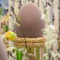 Floristik24 Velikonoční vajíčko se vločkami velké 40 cm