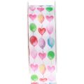 Floristik24 Dárková stuha barevné balónky narozeninová dekorace 40mm 15m
