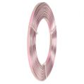 Floristik24 Hliníkový plochý drát růžový 5mm 10m