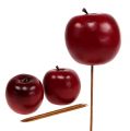 Floristik24 Umělé jablko červené Ø7,5cm 6ks