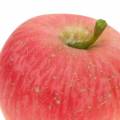 Floristik24 Dekorativní jablko růžová, žlutá Real-Touch 6,5cm 6ks