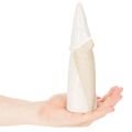 Dekorativní figurka trpaslíka na postavení, vánoční dekorace, keramika, 22 cm | Floristik24.cz