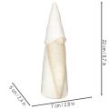 Dekorativní figurka trpaslíka na postavení, vánoční dekorace, keramika, 22 cm | Floristik24.cz