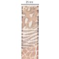 Dekorativní stuha, zvířecí vzor, leopardí vzor, dárková stuha, šířka 25 mm, délka 20 m | Floristik24.cz