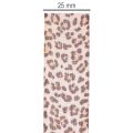 Dárková stuha s leopardím vzorem, šířka 25 mm, délka 18 m | Floristik24.cz