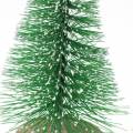 Floristik24 Dekorativní vánoční stromek zelený zasněžený 10cm 6ks