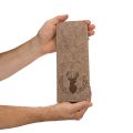 Příborník s motivem jelena, vyrobený z plsti, 26 cm, 4 kusy | Floristik24.cz