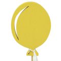 Floristik24 Květinová zátka kytice dekorace dortový toner balónek žlutý 28cm 8ks