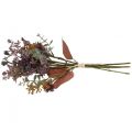 Kytice umělý bodlák eukalyptus kytice květinová dekorace 36cm