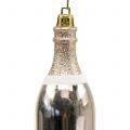 Floristik24 Láhev šampaňského k zavěšení světle zlatá 10ks