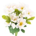 Floristik24 Umělá vánoční růžová kytice, vánoční kytice, 35 cm, 6 kusů