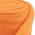 Floristik24 Ozdobný fleece oranžový 15cm 5m