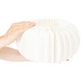 Papírová dekorační koule, moderní dýňová dekorace, papírová voština, 34 cm, 2 kusy | Floristik24.cz