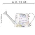 Dekorativní konev na zalévání Hortenzie Kovová Vintage Květiny 30x11x14,5cm | Floristik24.cz