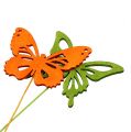 Floristik24 Dekorativní dřevěný motýl rozmanitý 8cm 18ks