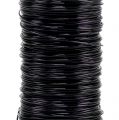 Floristik24 Deco Smaltovaný drát černý Ø0,50mm 50m 100g
