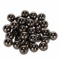 Floristik24 Ozdobné korálky antracit metalíza 14mm 35 ks