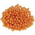 Floristik24 Dekorativní oranžové korálky, 8mm, 250 kusů