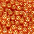 Dekorativní oranžové korálky, 8mm, 250 kusů | Floristik24.cz