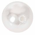 Ozdobné korálky bílé Ø20mm 12 ks | Floristik24.cz