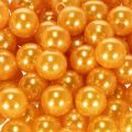 Ozdobné korálky Ø10mm oranžové 115 ks | Floristik24.cz