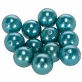 Floristik24 Ozdobné korálky Ø2cm tyrkysové 12 ks