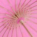 Floristik24 Ozdobný deštník růžový Ø60cm H42cm