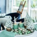 Floristik24 Dekorativní vánoční stromeček, zimní dekorace, jedle se sněhem V19cm