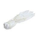 Floristik24 Dekorativní holub bílý na klip 24cm