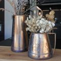 Floristik24 Dekorativní váza kovová měděná dekorativní džbán dekorativní džbán Š24cm V20cm