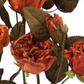 Floristik24 Deco růže kytice umělé květiny růže kytice oranžová 45cm 3ks