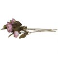 Floristik24 Deko kytice růže umělé květiny kytice růže fialová 45cm 3ks