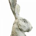 Floristik24 Dekorativní králík sedící kamenný vzhled zahradní dekorace H30cm 2ks