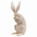 Floristik24 Deko králík sedící deko figurky králík pár V37cm 2ks