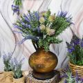 Floristik24 Deco džbán váza starožitného vzhledu vintage kovová zahradní dekorace V26cm
