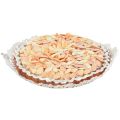 Floristik24 Dekorativní mandlový dort food atrapa pekárna dekorace 19cm