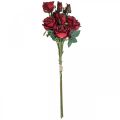 Floristik24 Deco růže červené umělé růže hedvábné květy 50cm 3ks