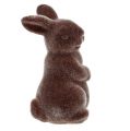 Floristik24 Ozdobná figurka zajíčka sevřená 7cm hnědá 1ks