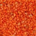 Floristik24 Dekorační granule oranžové dekorační kameny 2mm - 3mm 2kg