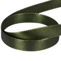 Dárková stuha s tkaným okrajem, taftová stuha pro tvoření, šířka 15 mm, délka 50 m | Floristik24.cz
