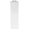 Dekorativní taftová stuha, bílá, šířka 25 mm, délka 50 m | Floristik24.cz
