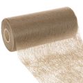 Floristik24 Netkaná role na stolní dekorace 24 cm x 25 m v hnědé barvě pro slavnostní stoly