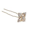 Floristik24 Svatební dekorace diamantová jehla zlatá 7cm 9ks