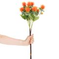 Umělá oranžová světlice barvířská jako umělá květina do vázy a na dekoraci, 55 cm, 4 kusy | Floristik24.cz