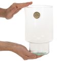 Skleněná válcová nádoba Eco Glass 25 cm | Floristik24.cz