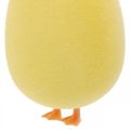 Floristik24 Velikonoční vajíčko s nožičkami žlutá dekorace figurka Velikonoční dekorace V13cm 4ks