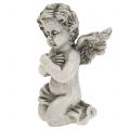 Floristik24 Figurky andělů šedé 9cm 3ks